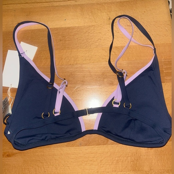 L*Space Finneas Bikini Top Blue purple Size M - Picture 4 of 5